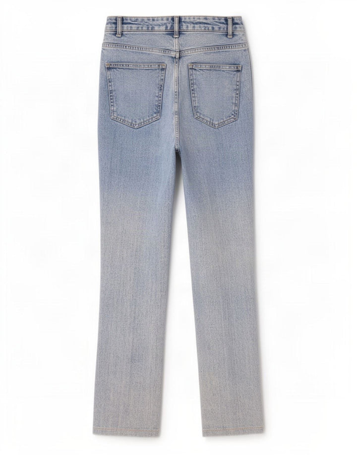 Zara Dame Bootcut Jeans EU 36 XS W26 L29 Blå