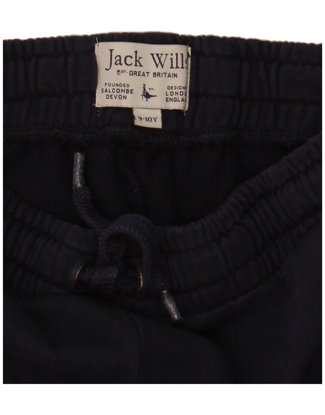 JACK WILLS Boys Tracksuit Trousers Joggers 9-10 Years  Navy Blue Vintage Jack Wills and Second-Hand Jack Wills from Messina Hembry 