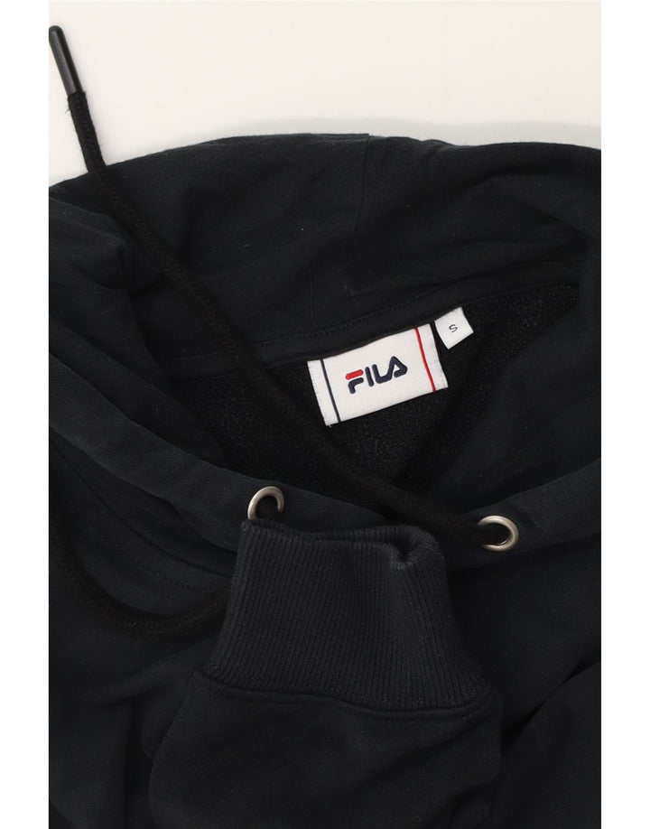 Fila Grafisk hættetrøje til mænd, lille sort
