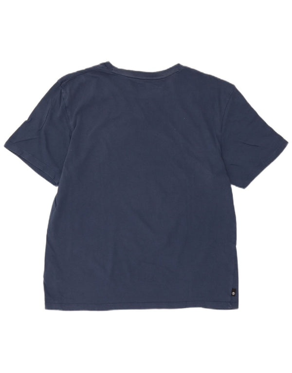 Timberland Herre Regular Fit grafisk T-shirt top mellem marineblå bomuld
