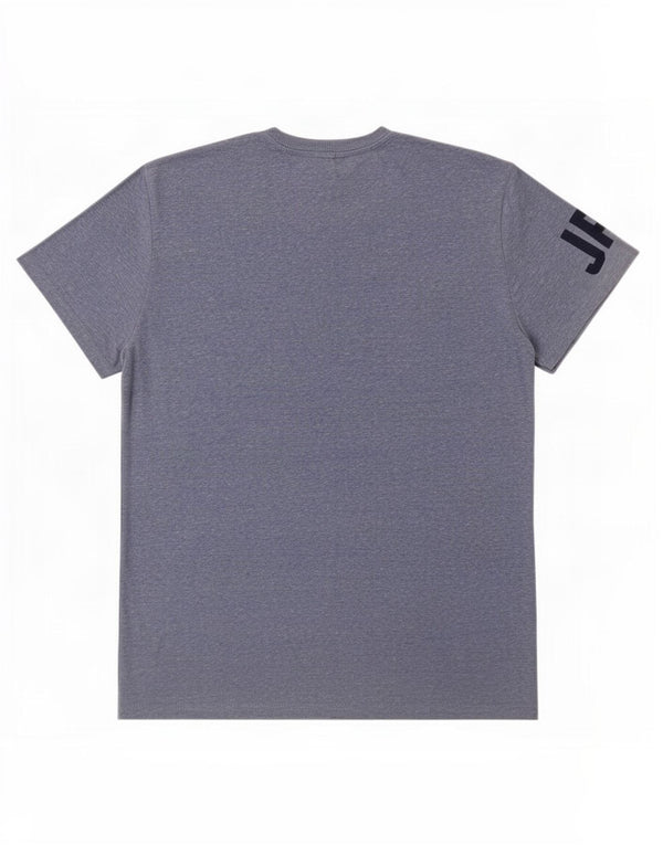 Superdry grafisk t-shirt top til mænd, stor blå plettet polyester