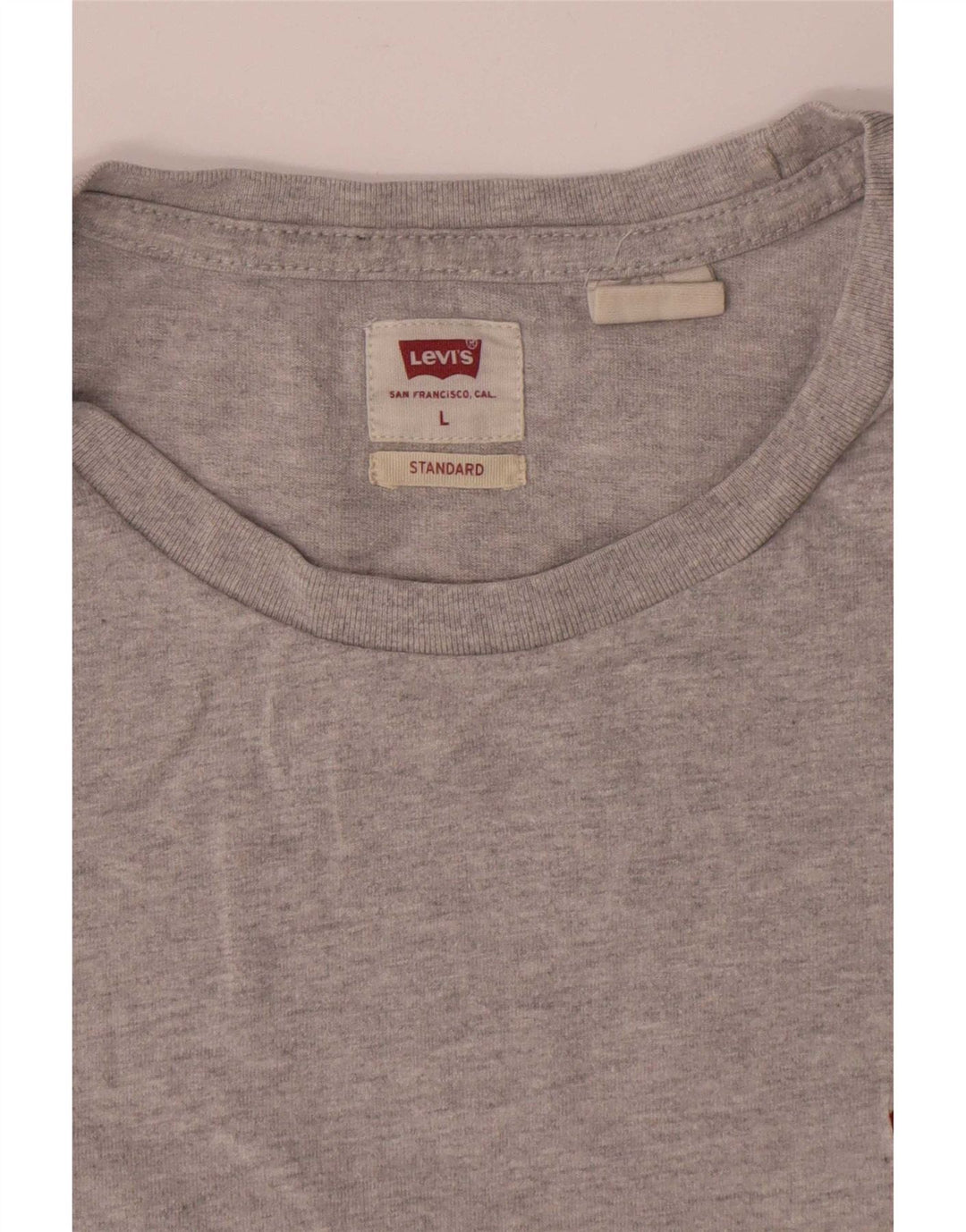 Levi's Herre Standard T-Shirt Top Stor Grå Bomuld