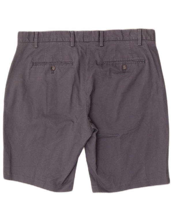Reiss Chino Shorts til mænd W34 Large Navy Blue Bomuld