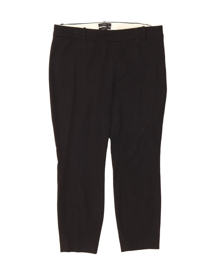J. CREW Womens Minnie Slim Cropped Trousers US 8 Medium W32 L26 Black Vintage J. Crew and Second-Hand J. Crew from Messina Hembry 