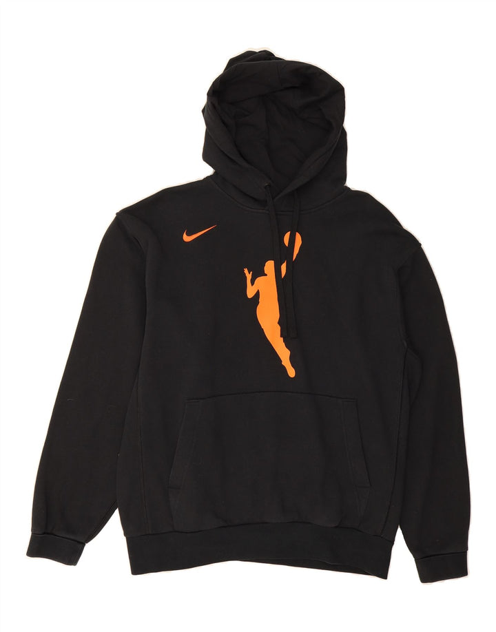 NIKE Mens Graphic Hoodie Jumper Medium Black Cotton Vintage Nike and Second-Hand Nike from Messina Hembry 
