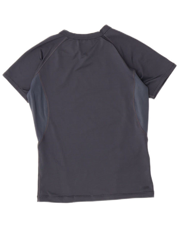 Reebok Boys T-Shirt Top 11-12 år Grå Colourblock Polyester