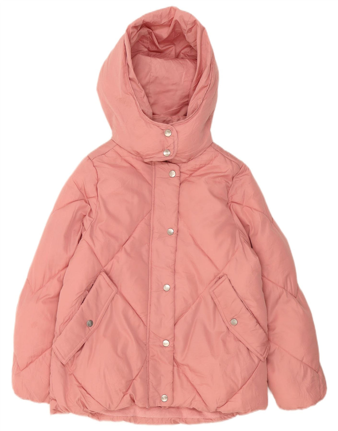 Zara Polstret hættejakke til piger 13-14 år Pink Polyester