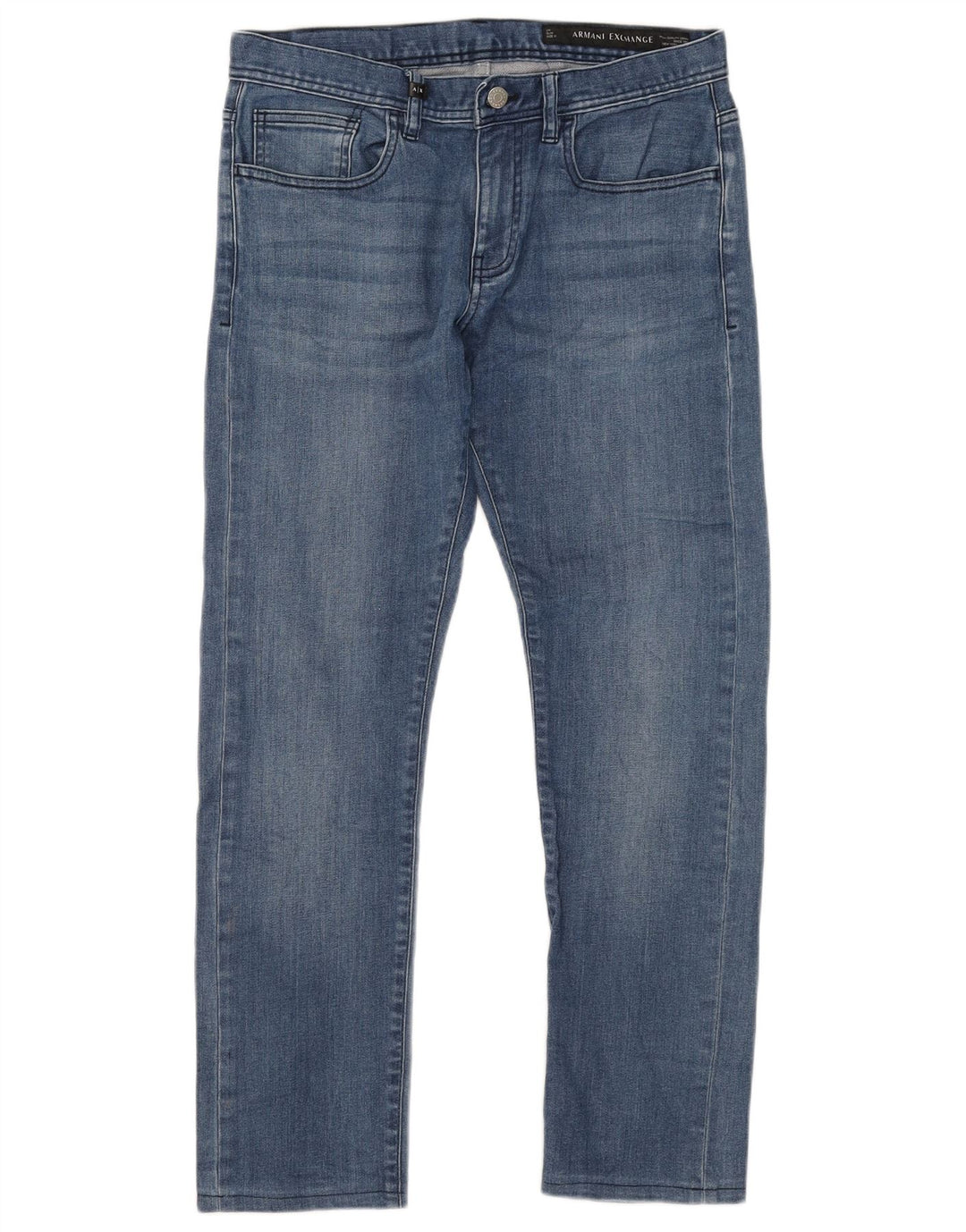 ARMANI EXCHANGE Herre Slim Jeans W31 L28 Blå Bomuld
