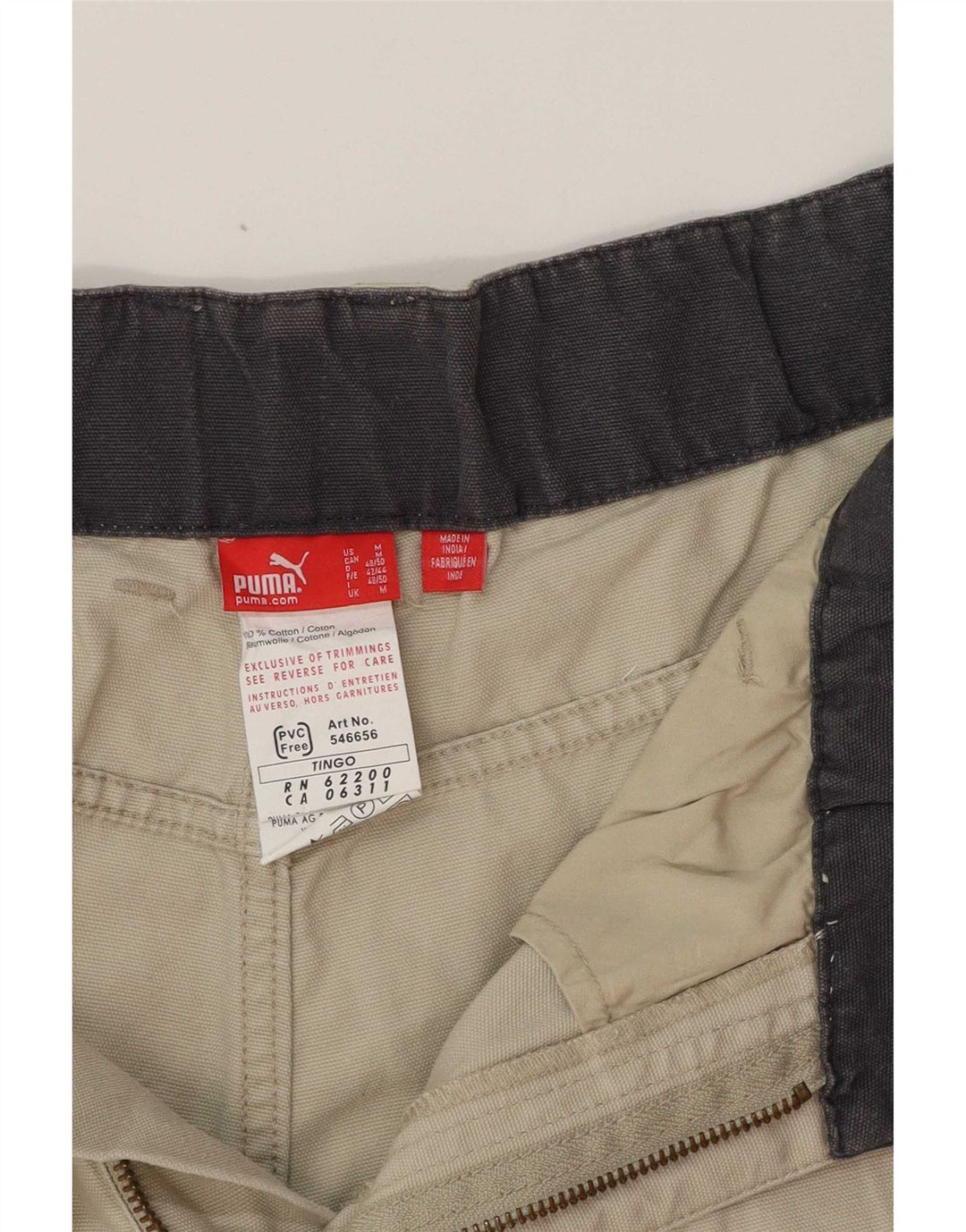 Puma Herre Cargo Shorts Medium W32 Grå Bomuld