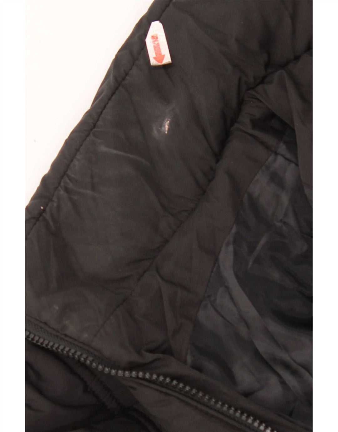 Marks & Spencer Polstret hættejakke til kvinder UK 12 Medium Sort Polyester