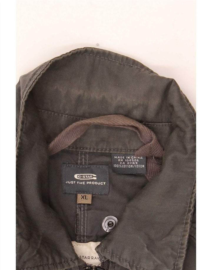 G-Star Herre Utility Jacket UK 42 XL Khaki Cotton