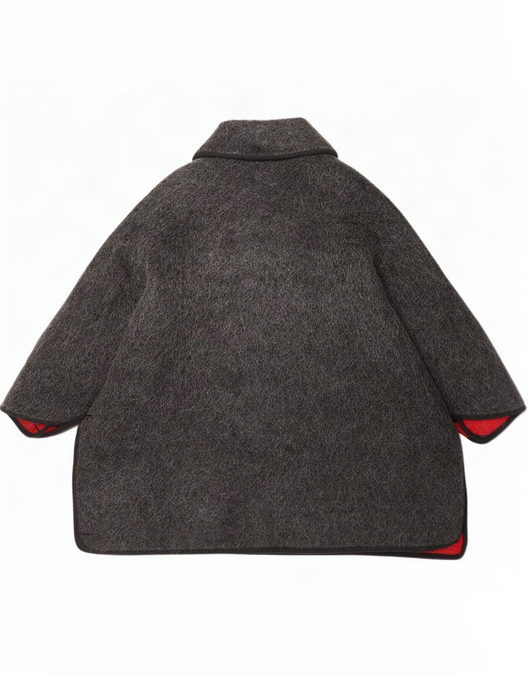 Vintage Womens Vendbar Cape Coat One Size Grå