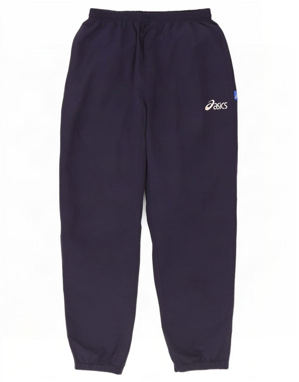 Asics Herre træningsdragt Bukser Joggers Large Navy Blue Polyester