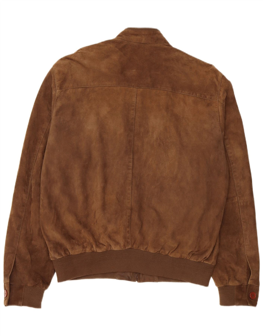 Maddox Herre Ruskind Bomber Jacket IT 50 Stor Brun Læder