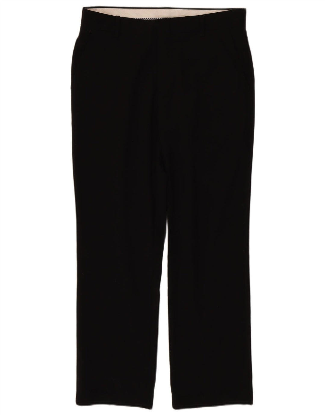CHAPS Womens Straight Chino Trousers US 16 2XL W32 L28 Black Polyester