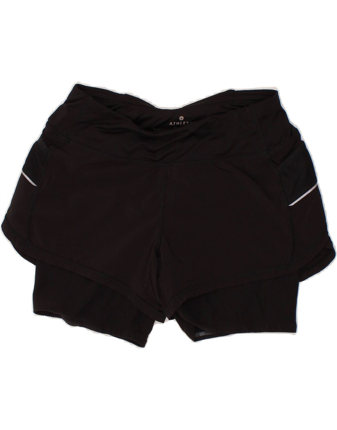 ATHLETA Womens Sport Shorts UK 6 XS  Black Vintage Athleta and Second-Hand Athleta from Messina Hembry 