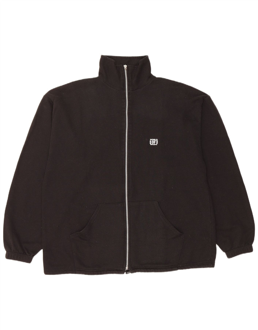 Vintage træningsdragt til mænd Topjakke XL Sort