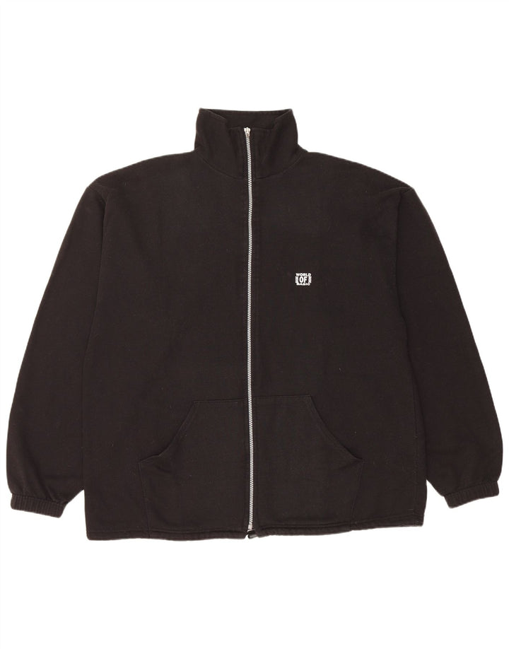 Vintage træningsdragt til mænd Topjakke XL Sort