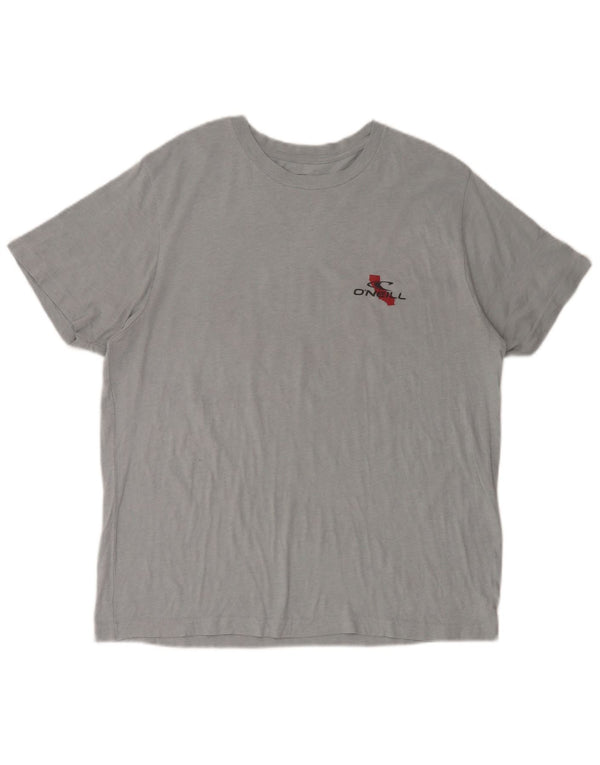O'Neill Herre Standard Fit Grafisk T-Shirt Top XL Blå