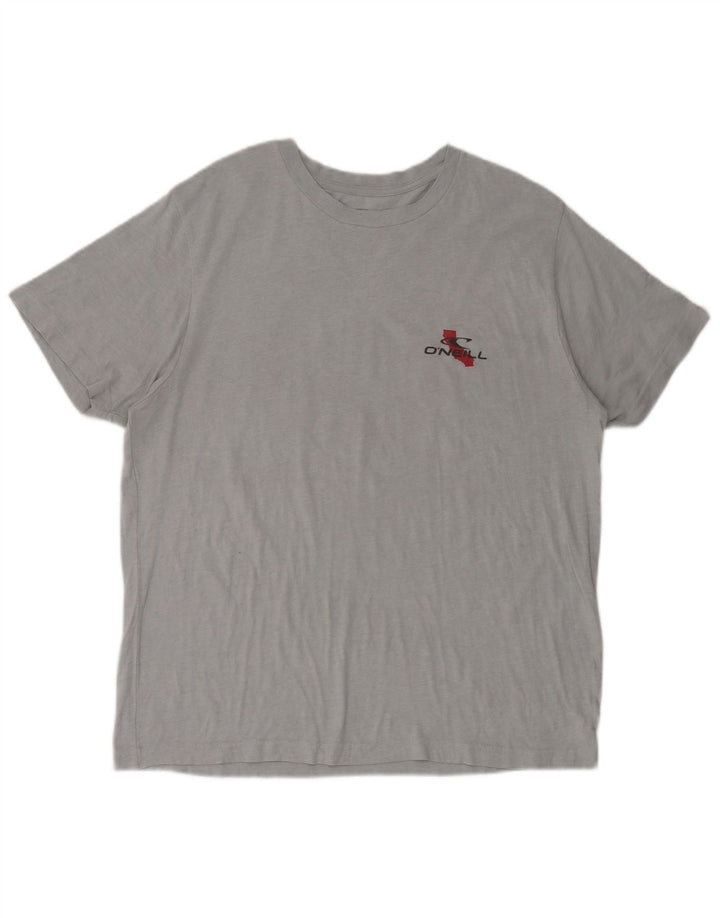 O'Neill Herre Standard Fit Grafisk T-Shirt Top XL Blå