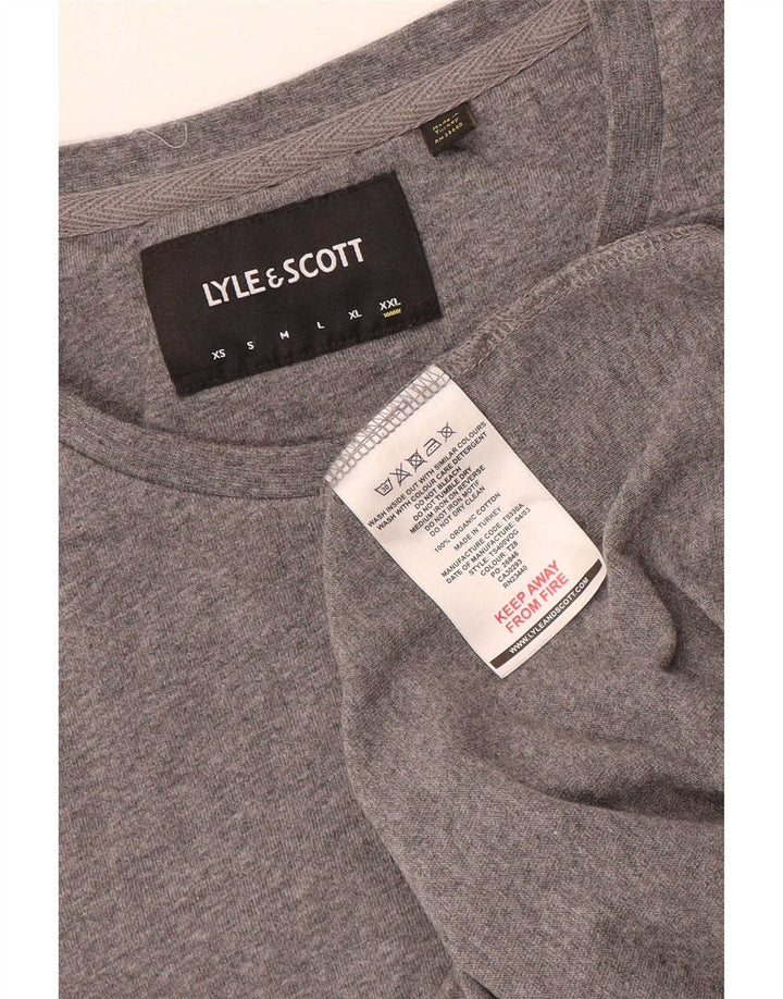 Lyle & Scott Herre T-Shirt Top 2XL Grå Bomuld