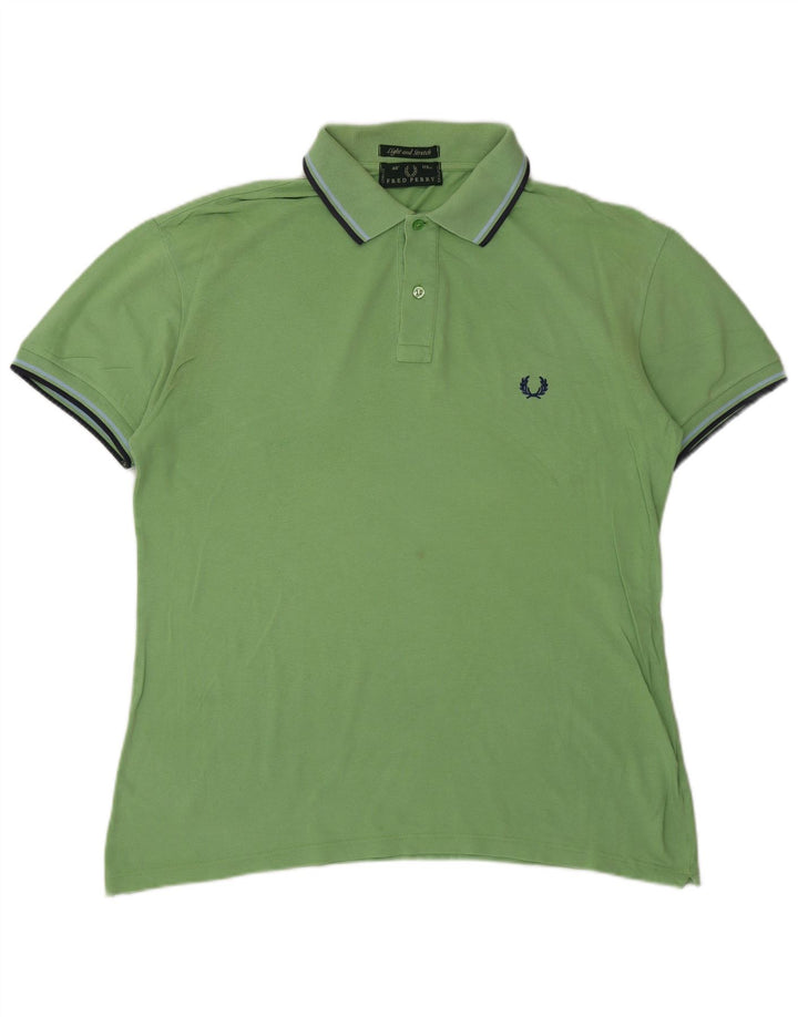 FRED PERRY Poloskjorte til mænd, stor grøn