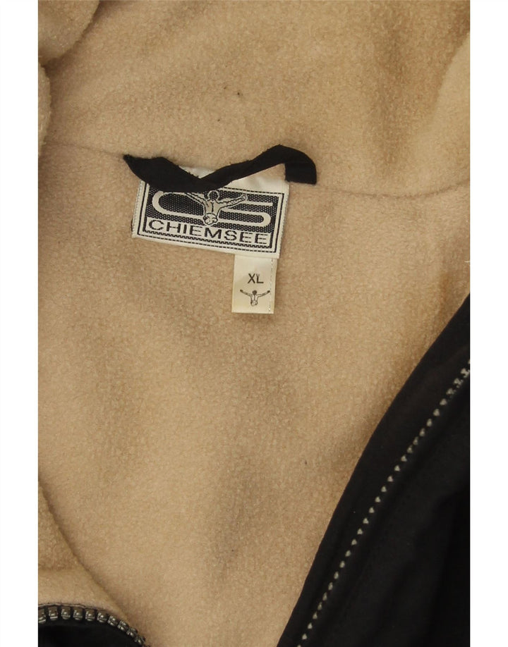 Chiemsee Herre Oversized Windbreaker Jacket UK 42 XL Sort Polyester