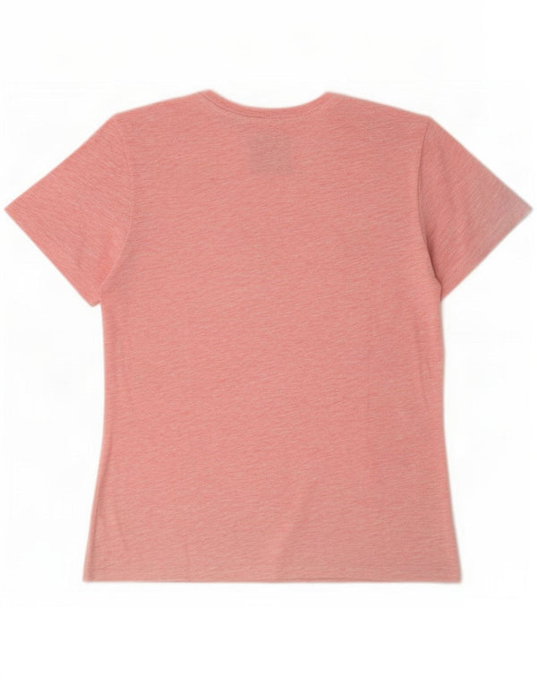 Superdry Grafisk T-shirt top til kvinder UK 12 Medium Pink