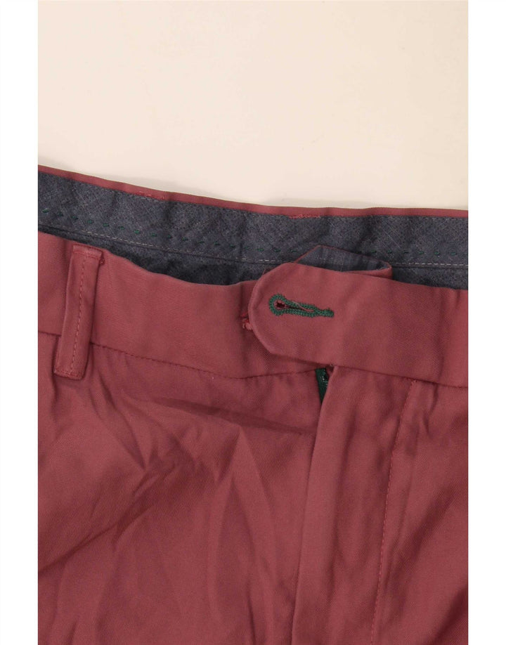 Marks & Spencer Herre Slim Chino Bukser W40 L31 Pink Polyester