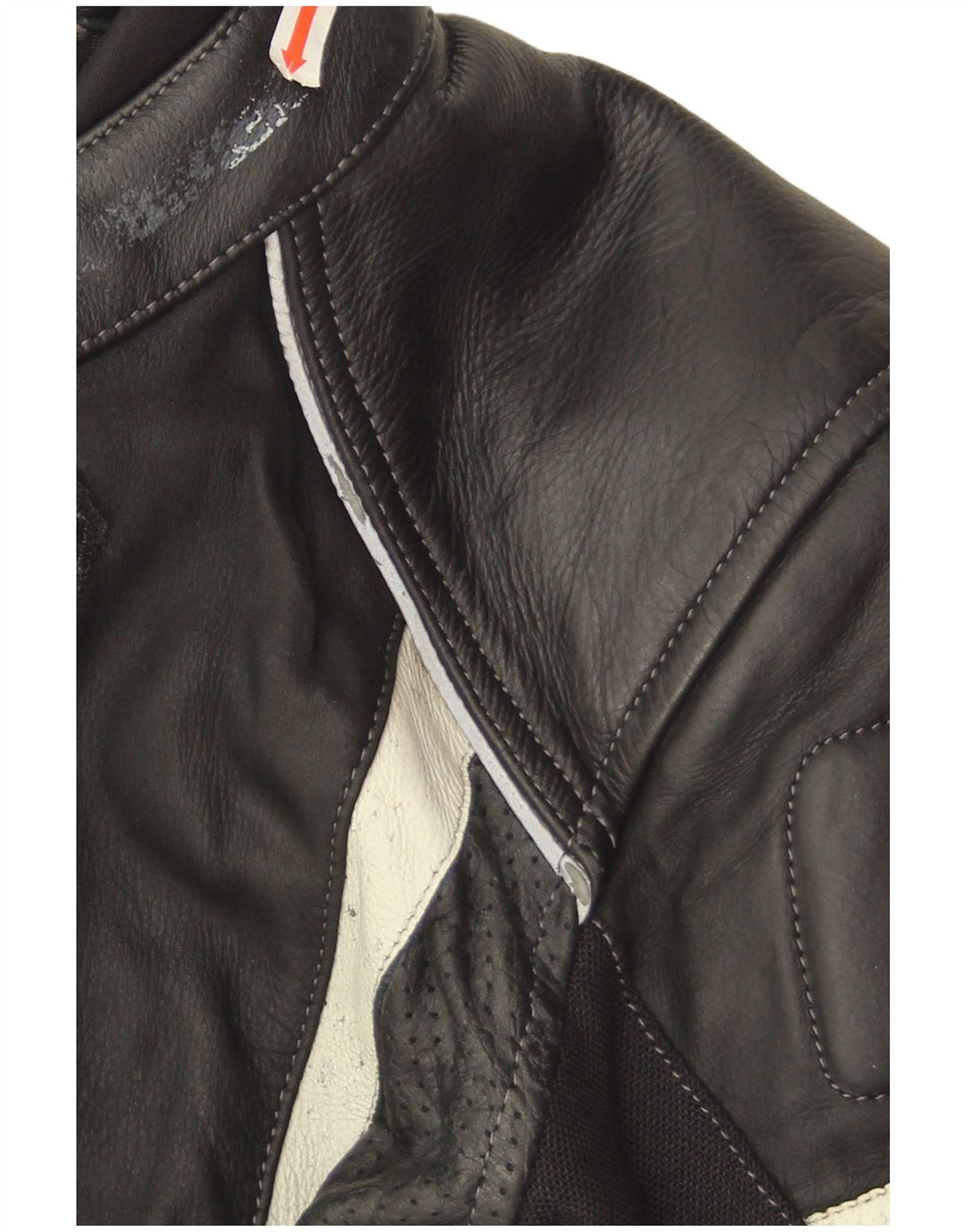 Probiker Womens Crop Racer Jacket EU 38 Medium Black Colourblock