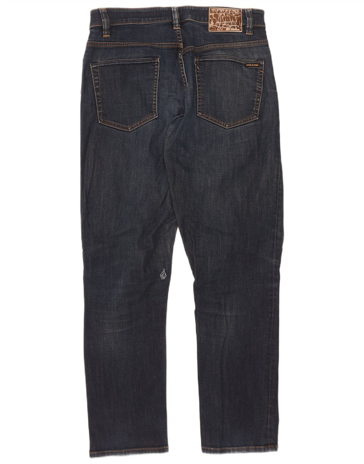 Volcom Herre Solver Straight Jeans W30 L30 Navy Blue