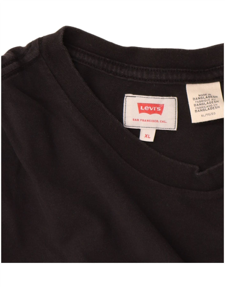 Levi's Herre T-Shirt Top XL Sort