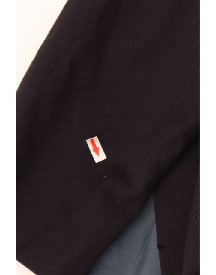 Hugo Boss Herre 2-knaps blazerjakke UK 42 XL Marineblå nålestribet uld