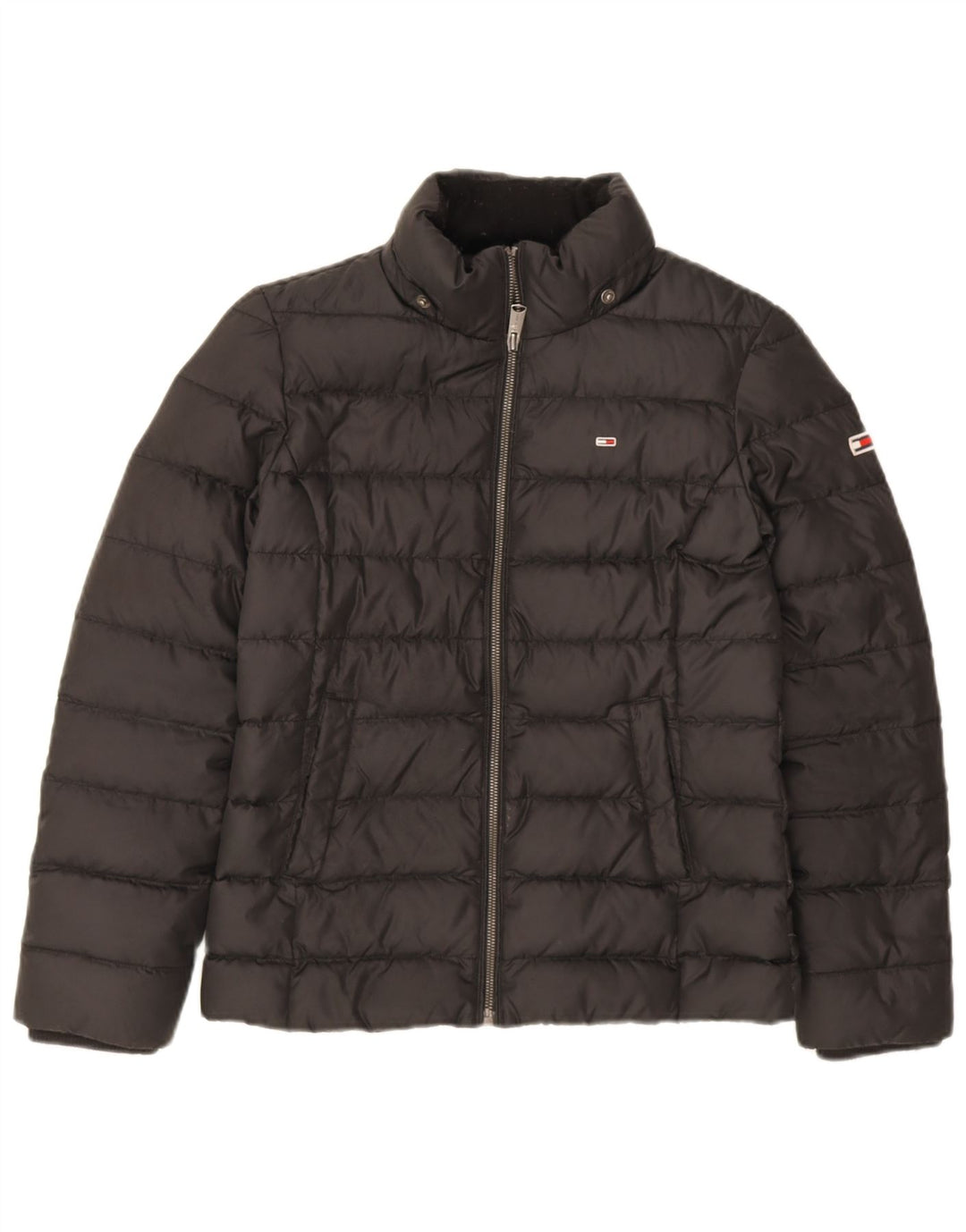 Tommy Hilfiger Herre polstret jakke UK 36 Small Black Polyester