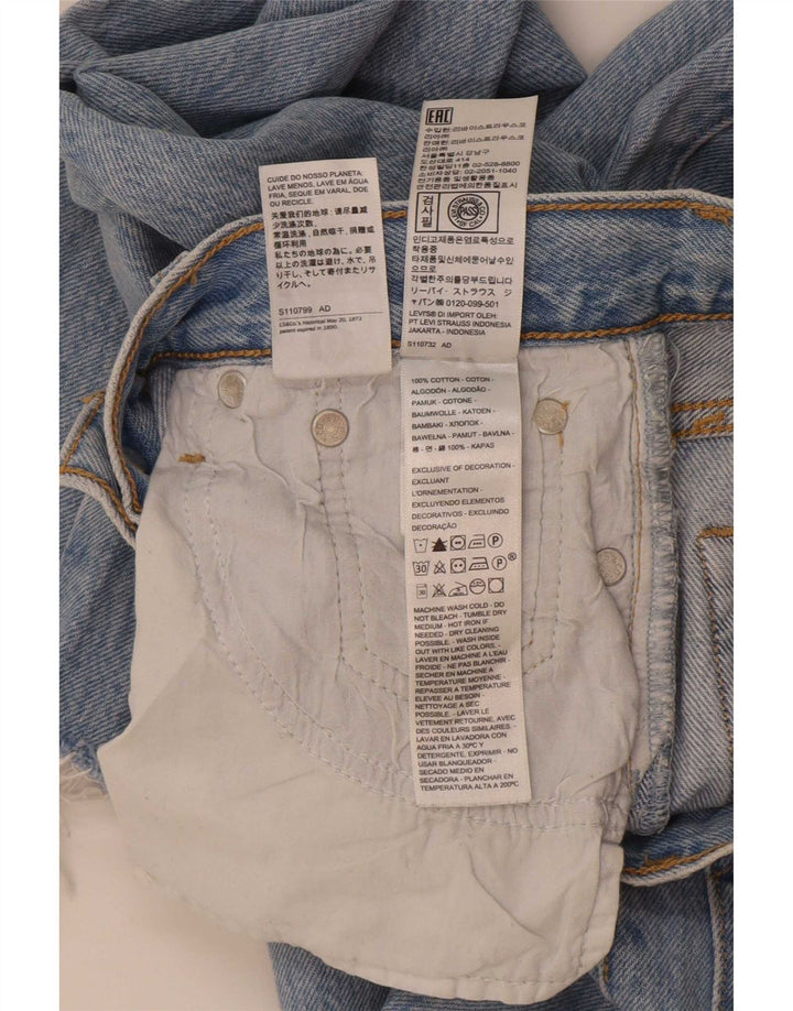 Levi's Dame Wedge Straight Jeans W24 L28 Blå Bomuld