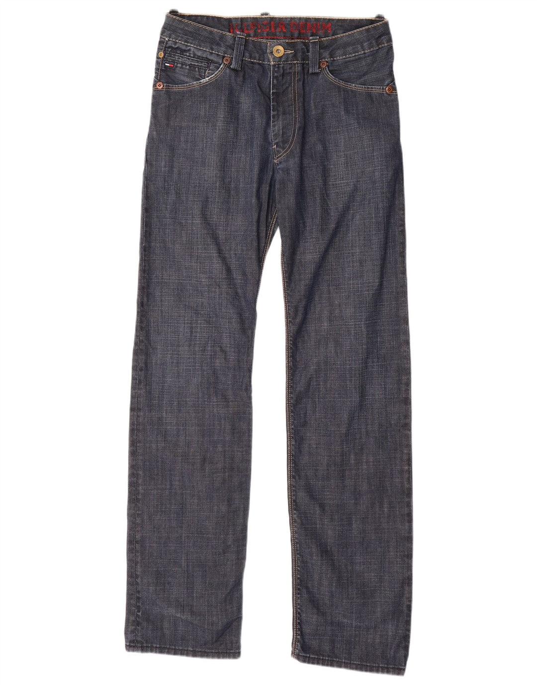 TOMMY HILFIGER Straight jeans til mænd W30 L34 Marineblå bomuld