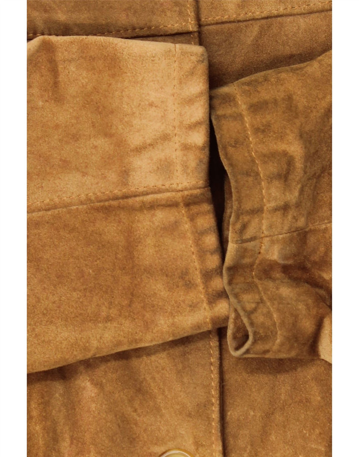 Lavorazione Artigiana Dame 4-knaps blazerjakke UK 14 Medium Brun