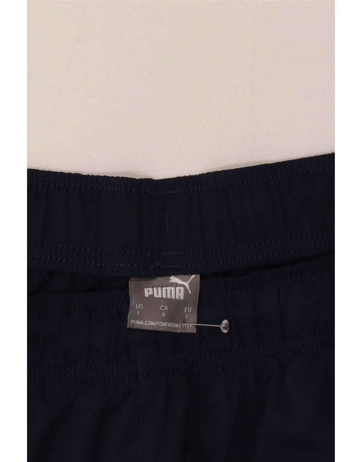 Puma Sportshorts til mænd, store marineblå polyester
