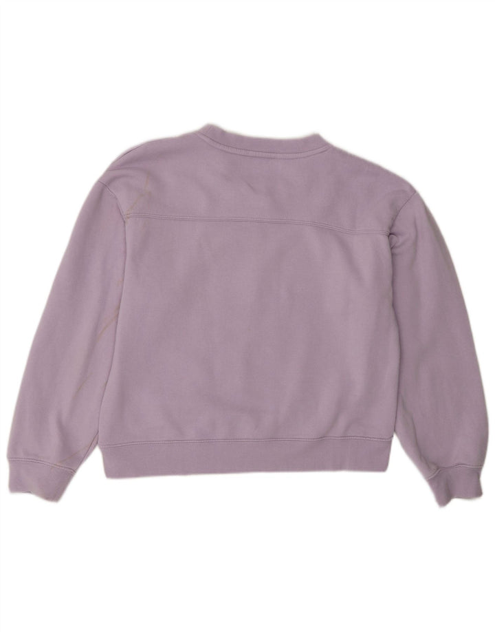 Zara Dame Sweatshirt Jumper UK 14 Medium Purple