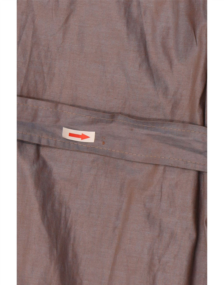 Vintage overfrakke til kvinder IT 46 Stor brun bomuld