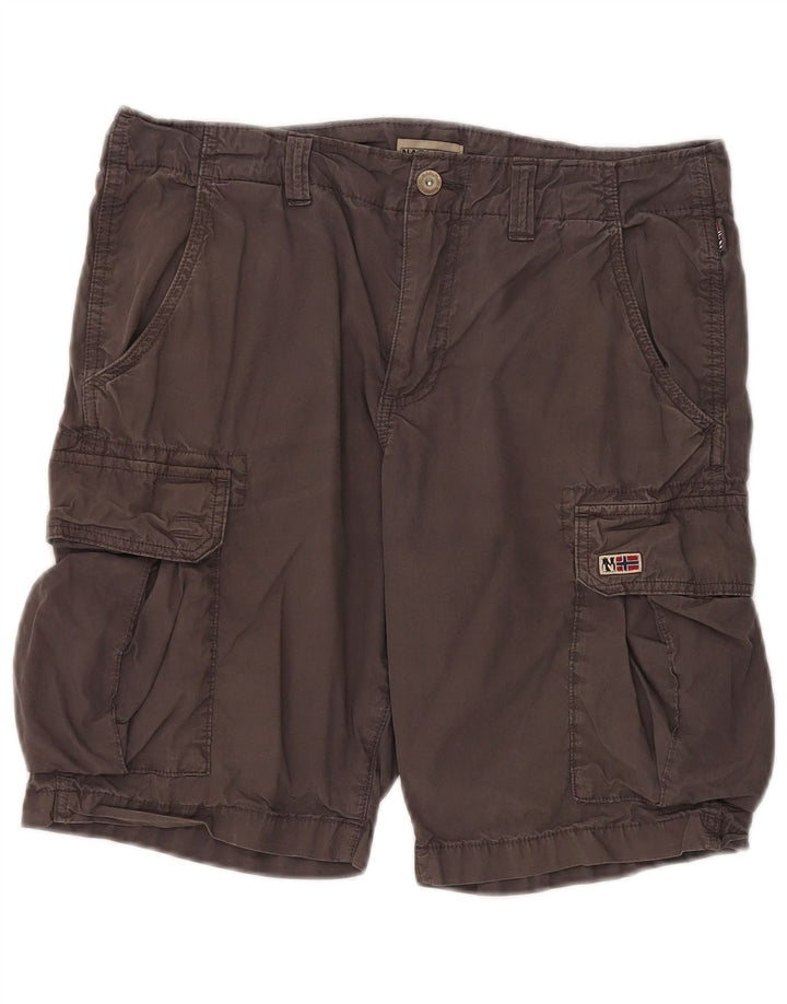 Napapijri Herre Cargo Shorts W31 mellemgrå bomuld