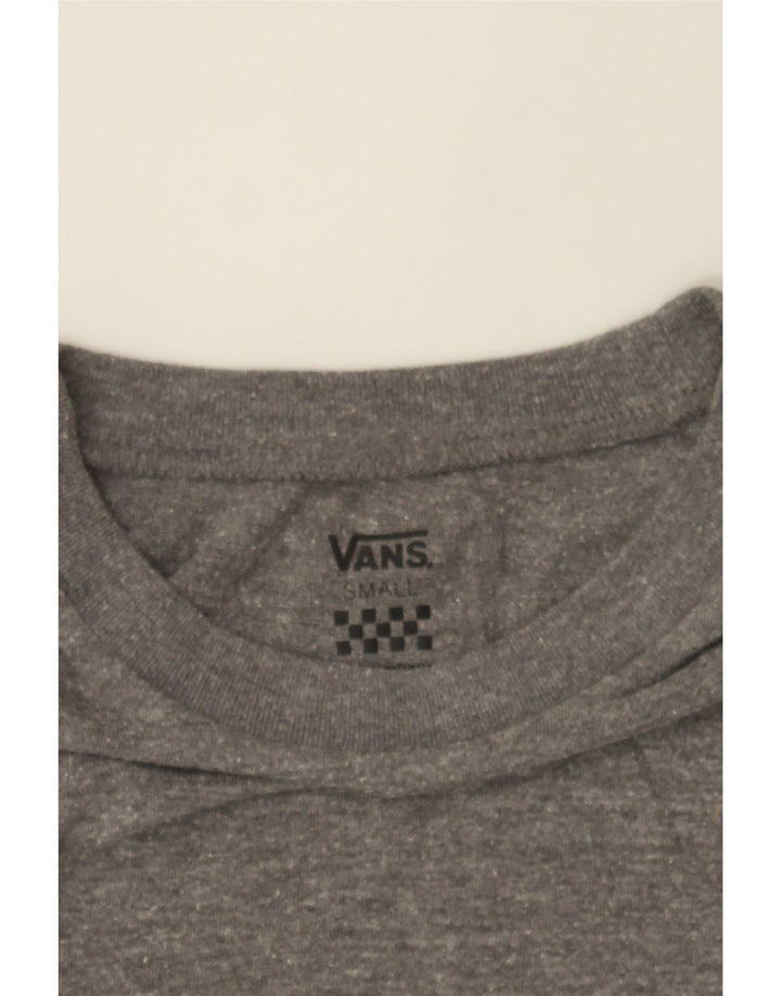 VANS Mens Graphic T-Shirt Top Small Grey Polyester Vintage Vans and Second-Hand Vans from Messina Hembry 
