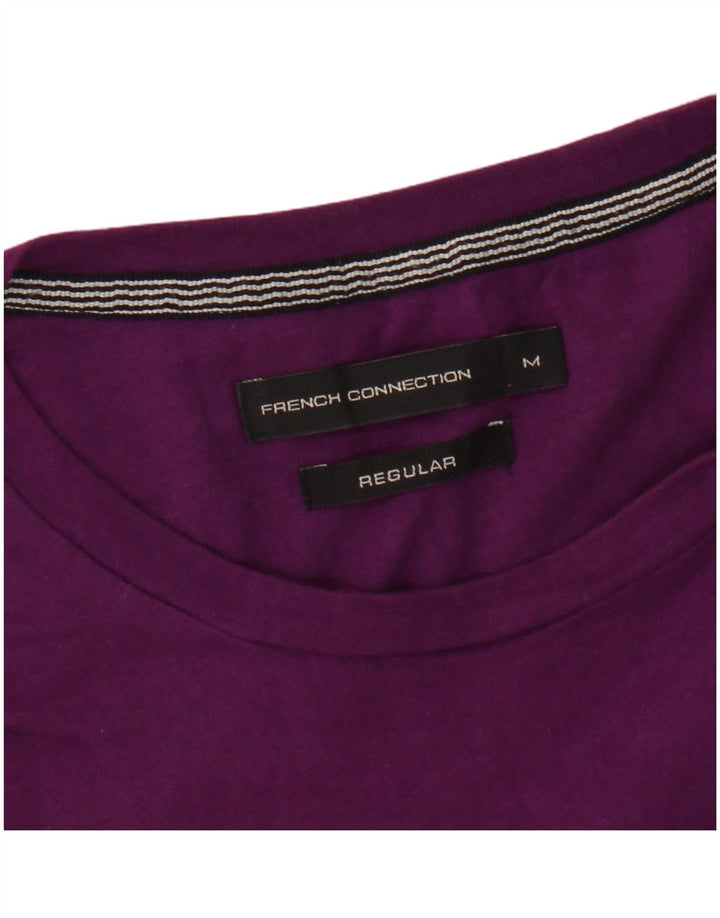 French Connection Herre Regular T-Shirt Top Medium Lilla