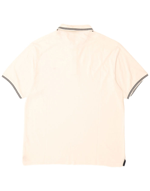 Champion herre poloshirt 2XL hvid bomuld