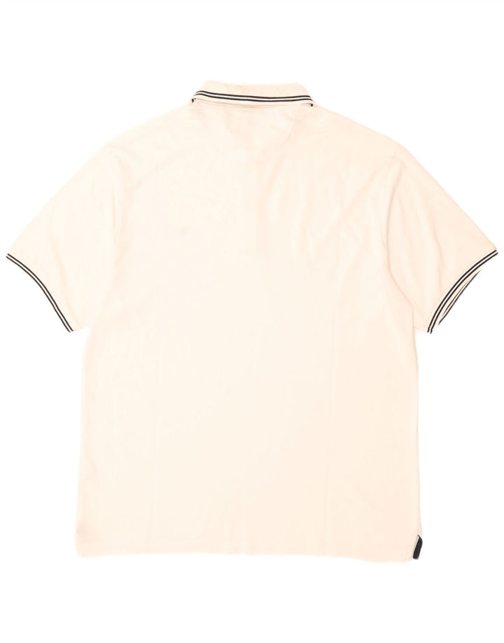 Champion herre poloshirt 2XL hvid bomuld