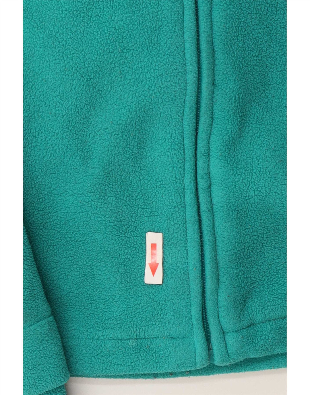 Bænk til kvinder grafisk fleecejakke UK 10 Lille grøn polyester