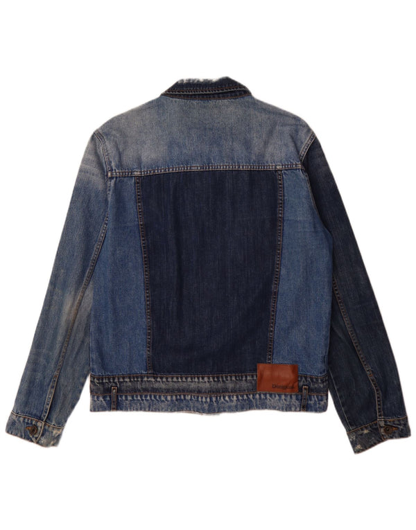 Desigual Herre denimjakke UK 40 Large Blue Cotton