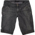 Tommy Hilfiger Bermuda-denimshorts til kvinder W28 Mellemblå bomuld