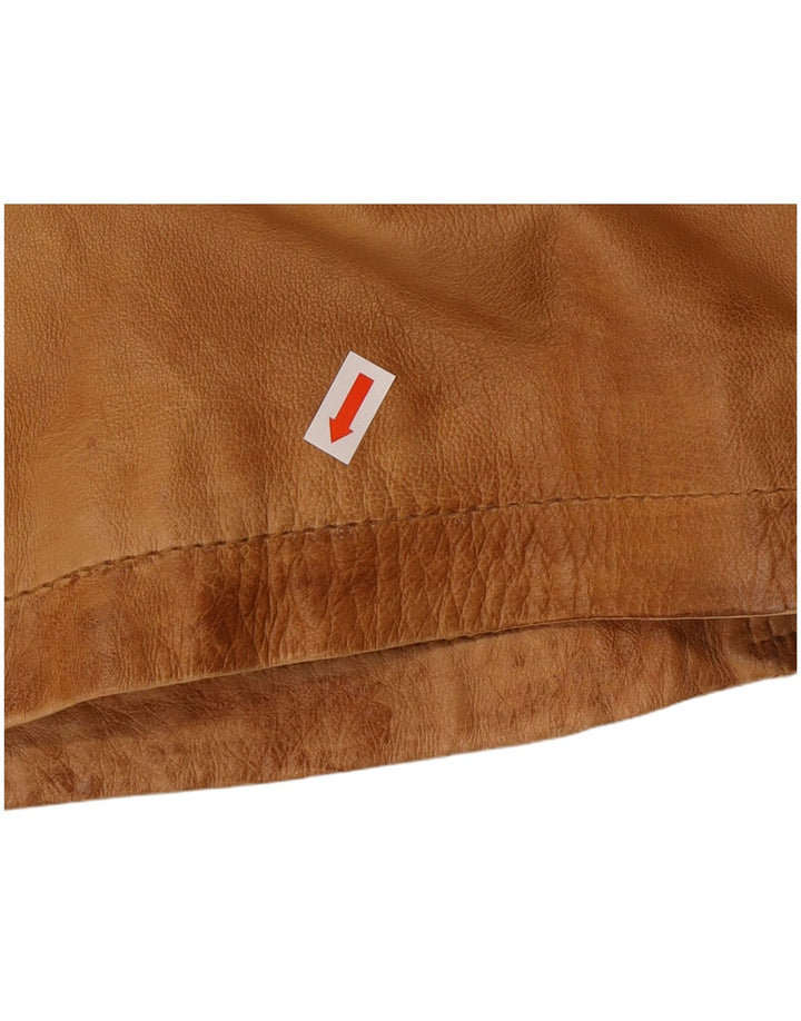 A.W.DUNMORE Herre Læderjakke IT 58 4XL Brunt Læder