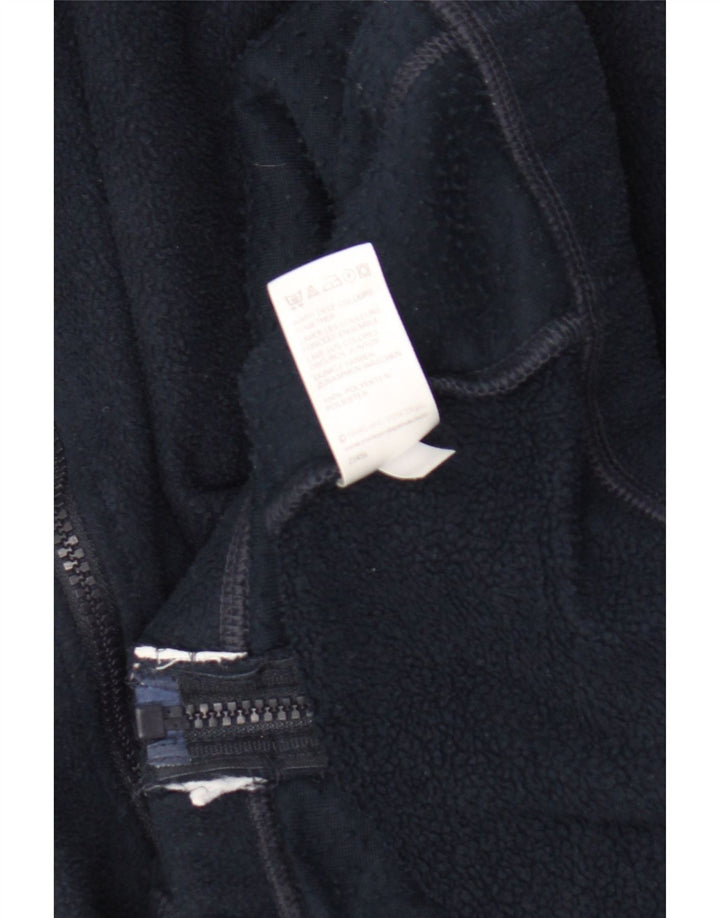 Marks & Spencer Fleecejakke til mænd UK 40 Large Navy Blue Polyester